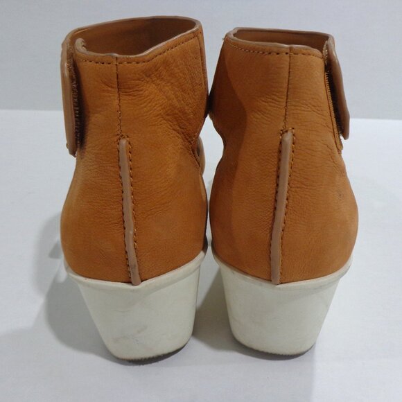 Naturalizer Women's Riviera Tan Leather Wedge Sandals Shoes Size 9.5 M - Picture 3 of 8